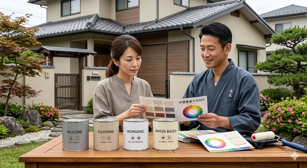 選ぶべき塗料の種類