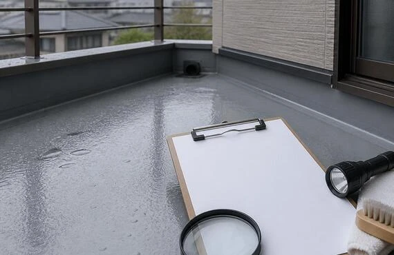 秋の長雨に備えよう！ベランダ防水チェックリスト