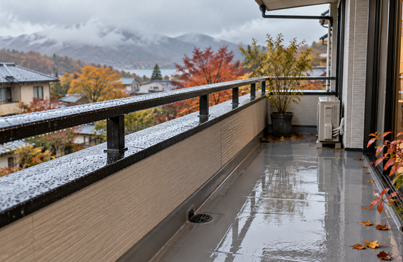 秋の長雨からあなたのベランダを守る！