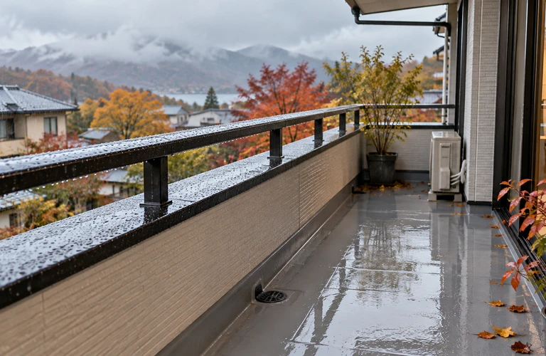秋の長雨からあなたのベランダを守る！