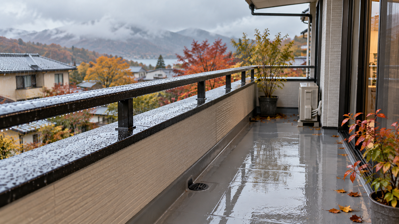 秋の長雨からあなたのベランダを守る！