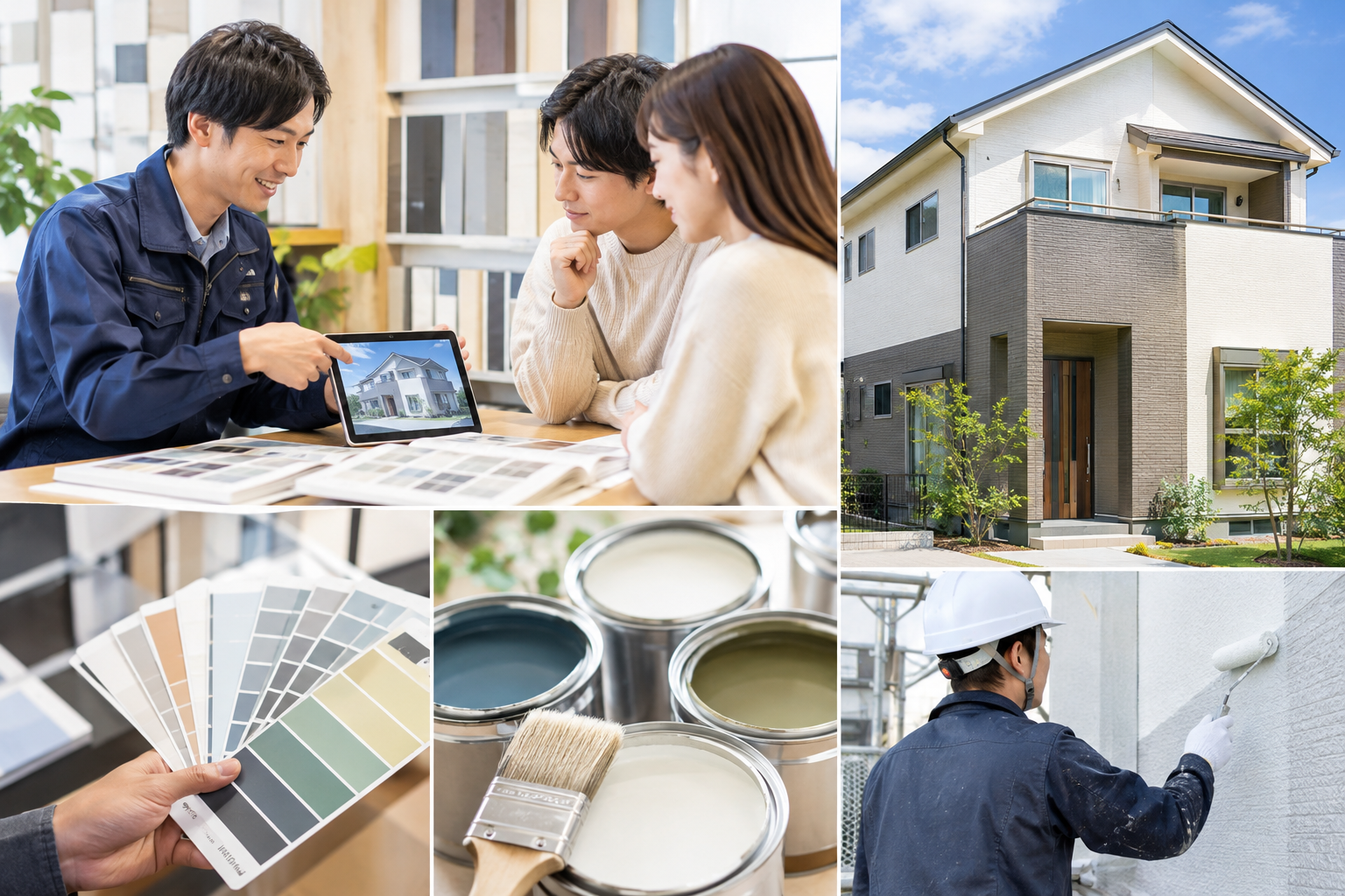 塗料選びから仕上がりまで。家に合わせた納得のプランをご提案